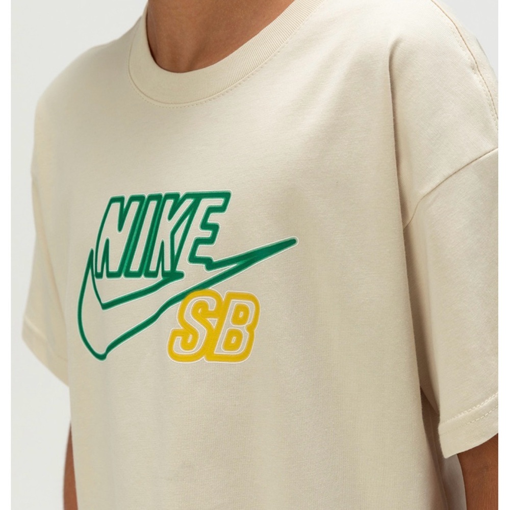 Nike Beige Boys Loose Tee
